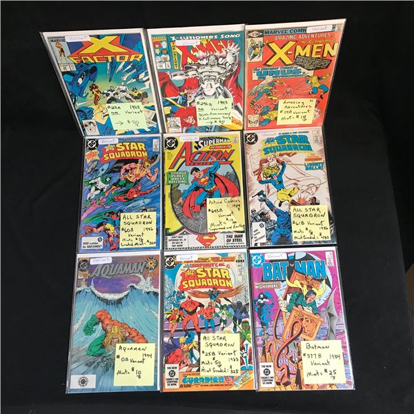 ASSORTED X-MEN COMIC BOOK LOT