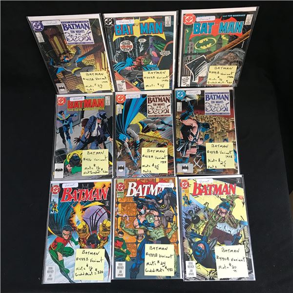 ASSORTED BATMAN COMIC BOOK LOT