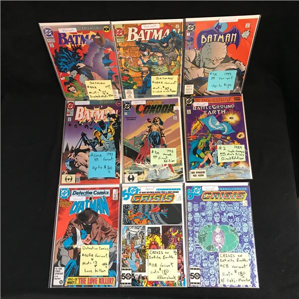 ASSORTED BATMAN COMIC BOOK LOT