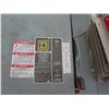 Image 2 : Qty 2 Square D Enclosed Circuit Breaker Boxes & Multiple Fire Extinguisher Signs