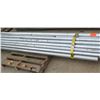 Image 1 : Pallet Misc Lengths Metal Pipe w/ Some Fittings 7'-10'L