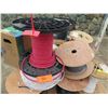 Image 2 : Multiple Spools IE Sol Plenum FPLP Fire Alarm Cable, Black Conduit, etc