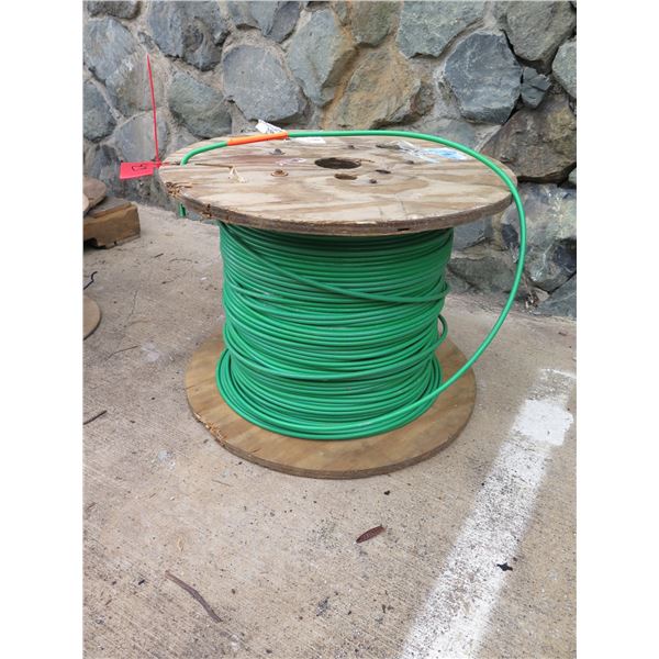 Spool Green 4AWG Cable