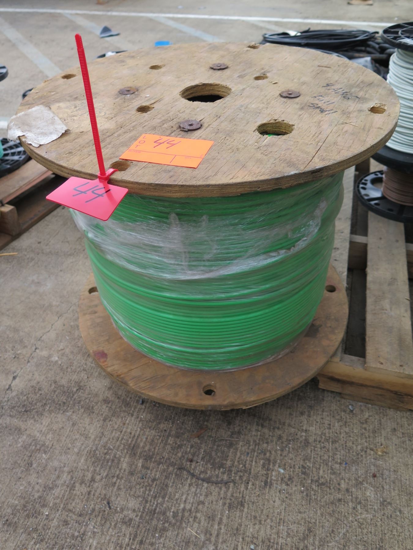 Simpull Spools Spool Green 4-19 SIMpull THHN-THWN-2 600V Cable - Oahu Auctions