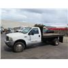 Image 2 : Ford 2004 F450 Super Duty Diesel Dually Truck w/ Dump Flatbed 74600.9 Miles (Runs, Drives, Bed Lifts