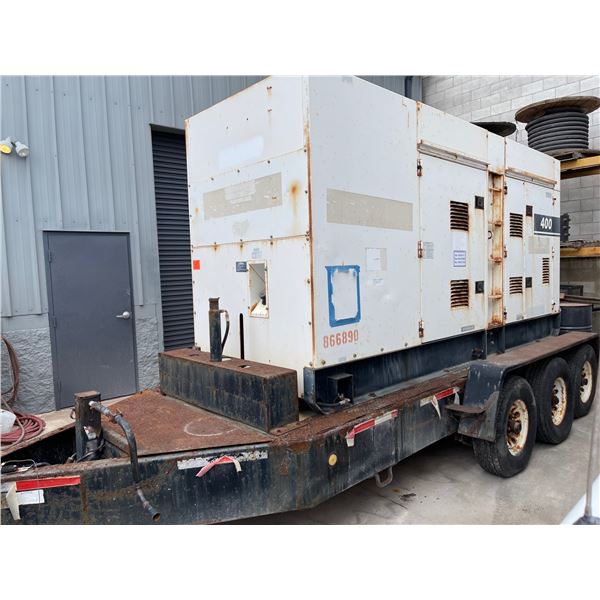MQ Power 400 KVA WhisperWatt Diesel Powered AC Generator DCA-400SSV on Trailer (Starts & Runs, Produ