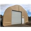Image 1 : Large Tent Structure with Roll-Up Door (Taken Apart, Must be Picked Up on March 22)