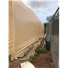 Image 2 : Large Tent Structure with Roll-Up Door (Taken Apart, Must be Picked Up on March 22)