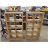 Image 1 : 2 Shelving Units - 8 Pigeon Hole Both Are 59"H 31"W 15.5"D