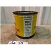 Image 2 : Vintage White Rose Grease Can 5 LB 1940's Era