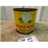 Image 3 : Vintage White Rose Grease Can 5 LB 1940's Era