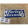 Image 1 : Metal Farley's Candies 10 Cents 2 Sided 4"x10.5"