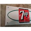 Image 3 : Vintage 1960 7 UP Sign- Metal 9.5" x 20"