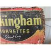 Image 3 : Metal Buckingham Cigarettes - Throat Easy Sign 34" x 60"