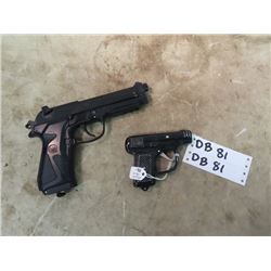 Beretta 45 BB Gun, & Toy Military Metal Gun