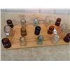 Image 2 : 15 Insulators Displayed on Board, 1 Purple One