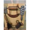 Image 3 : Old Kitchen Utensils mounted on Display Board & Fishing Weight Mould