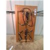 Image 1 : Old Tools On Display Board, Bale Hooks, & Wrenches