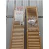 Image 2 : 2 Sets Louver & Wood Panels 24" x 80"