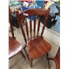 Image 3 : 4 Matching Wooden Kitchen Chairs