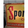 Image 2 : Metal Sportsman Cig Sign 35 " x 51" Part of it Is Missin