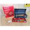 Image 1 : New Snap On 30' Retractable Extension Cord, Metal Tool Box w Screwdrivers, Odds & Ends, Hand Tools