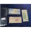 Image 2 : Canadian Paper Money- 1973 1 Dollar Bill, 1986 2 Dollar Bill & 2002 5 Dollar Bill