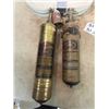 Image 2 : 2 Brass Pyrene Fire Extinguishers & Fire Hose