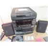 Image 2 : AIWA Stereo AM FM /CD/Cassette Record Player w 30 CD's & Cassettes