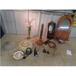 Lamps , Light Shades, Mirrors Plus More!