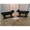 Image 1 : 2 Metal Cow Boot Scrapers