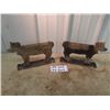 Image 2 : 2 Metal Cow Boot Scrapers