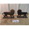 Image 1 : 2 Metal Lion Boot Scrapers