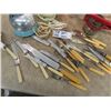 Image 2 : 12 Pc Fish Carving Set, 2) Fiestaware Egg Poacher Plus VIntage Kitchen Items