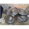 Image 2 : 2 Sets of Hubcaps 1) 5 Matching Chrysler & 4 Matching