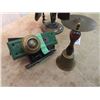 Image 3 : Fireplace Tools, Old Door Hardware, Symbol & Handled School Bell