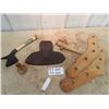 Image 1 : Broad Axe Head, Stretchers, Wood Spiggot Plus More!