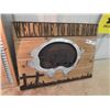 Image 3 : Country Style Mirror & Welcome Piggy Sign