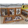 Image 1 : 6 Framed Old Movie Pictures 14" x 17"
