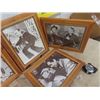 Image 3 : 6 Framed Old Movie Pictures 14" x 17"