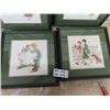 Image 2 : 4 Framed Picrtures 16" X 16"