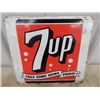 Image 1 : Vintage Metal 7 UP Sign 12" x 14"