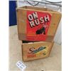 Image 1 : 2 Wooden Fruit Crates w Labels
