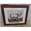 Image 1 : Folk Art Horse Picture 20" X 24"