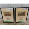 Image 1 : 2 C Dickens Original Etchings - Signed 9.5" x 13"