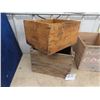 Image 2 : 3 Wooden Crates- 2 Fruit & 1 Dog Food