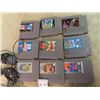 Image 2 : Nintendo Game Consol w Controls & 9 Games