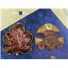 Image 2 : 17 Wade Tea Figurines, Carltonware Candy Dish, &  Tribal  Wall Art