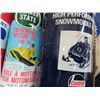 Image 3 : # Snowmobile OIl Cans Full-1) Castrol 1) Quaker State, 1) Snobil
