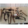 Image 1 : 11 Items - Drills, Saw Vise, Pipe Cutter, Leather Punch, Hammers Plus More!